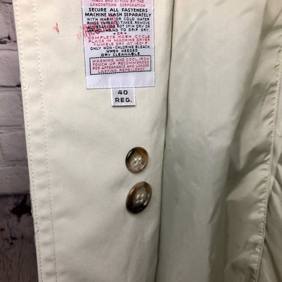 London Fog Trench Coat. - Picture 5 of 8